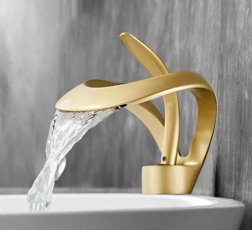 Modern Waterfall Style Washbasin Faucet