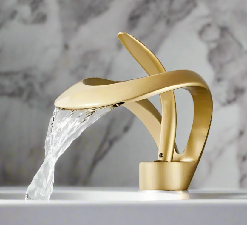 Modern Waterfall Style Washbasin Faucet