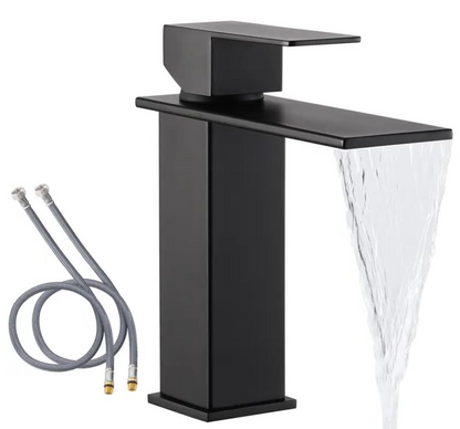 Single Hole Black Bathroom Faucet