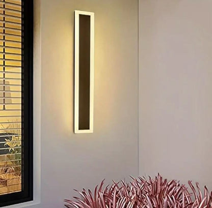 Modern Matt Black LED Strip Wall Light Sconce