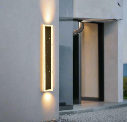 Modern Matt Black LED Strip Wall Light Sconce