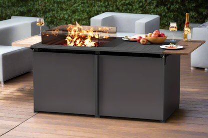 64" Gas Fire Pit Table for Outside Patio