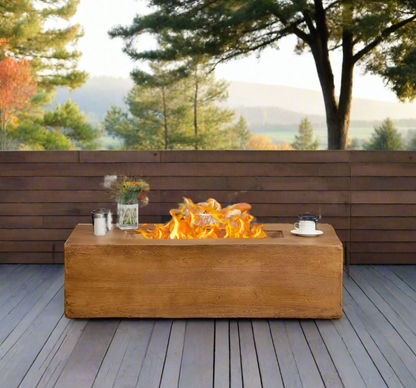 48 x 27-inch Outdoor Gas Fire Pit Table