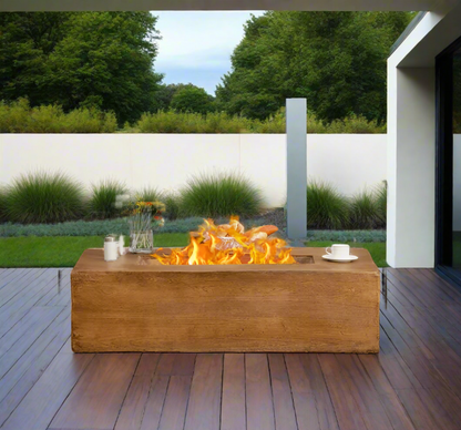 48 x 27-inch Outdoor Gas Fire Pit Table