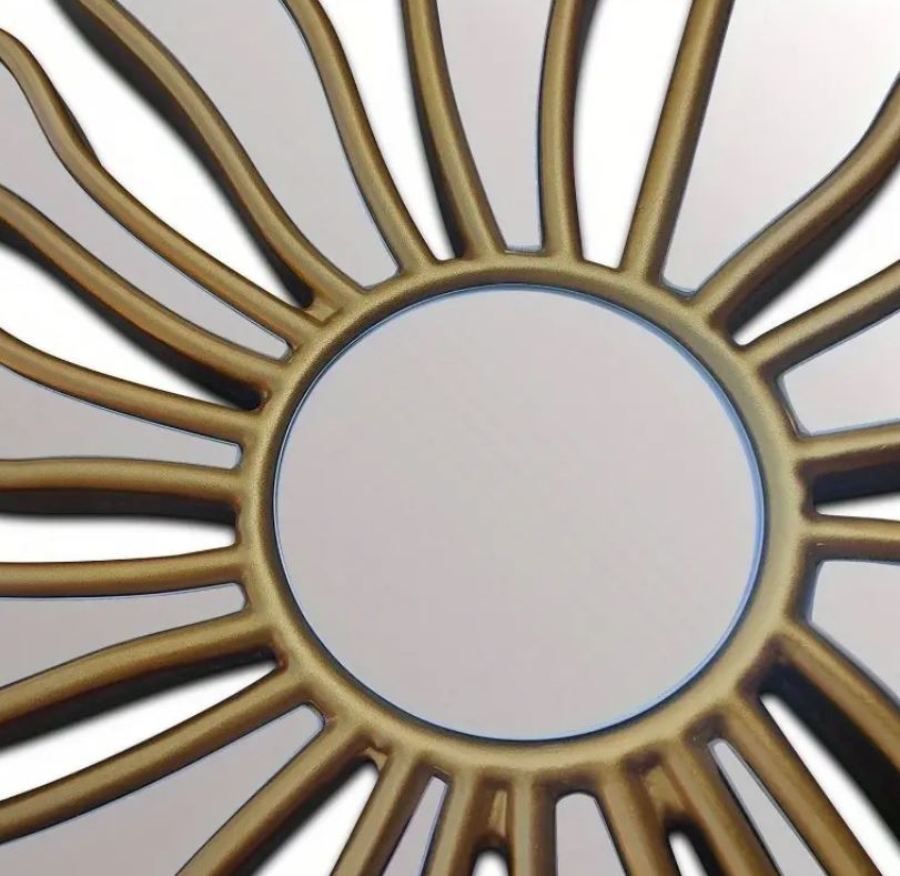 Timeless Round Wall Mirror with Bronze Frame