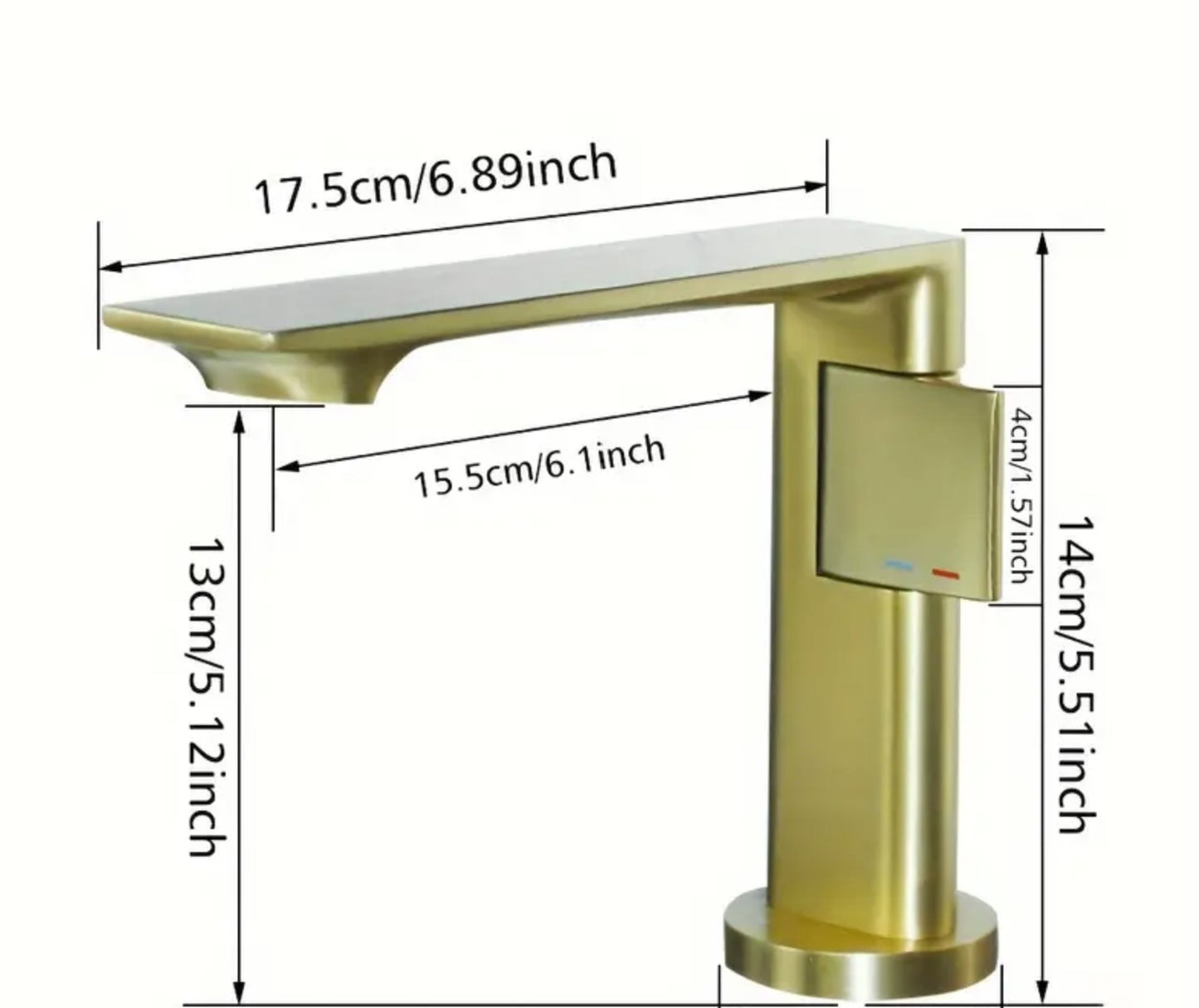 1pc Luxury Modern Bathroom Faucet (2 colors)