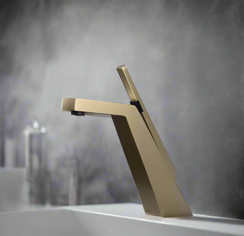 Single Hole Bathroom Faucet Modern and Sleek Design for Bathroom Vanity Sinks - Matte Black Finish