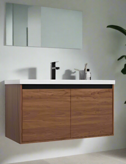 Elegant and Functional Bathroom Cabinet Set, Fully Assembled Black 36 Inch Bathroom Vanity