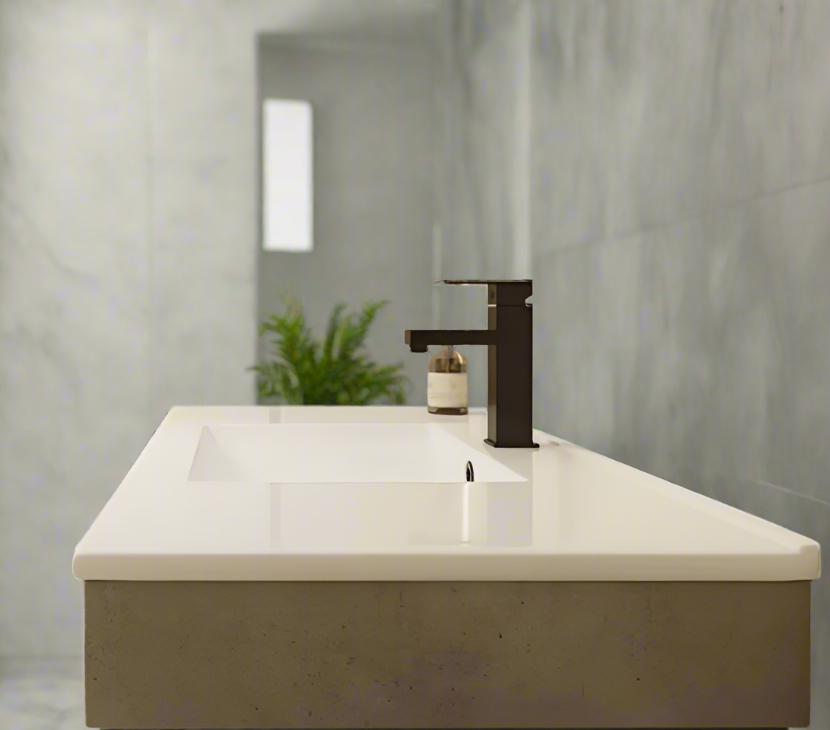 36 Inch Light Gray Freestanding Bathroom Vanity with Sink