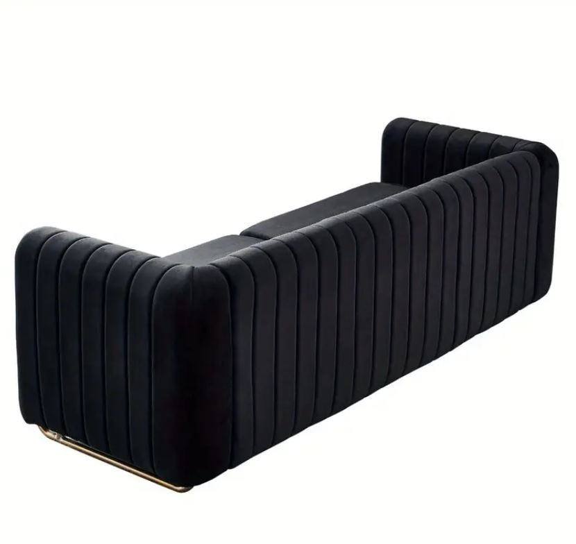 Contemporary Velvet Sofa Couch for Living Room