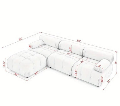 Modern Sofa Bed for Living Room: Modular Sectional Sofa