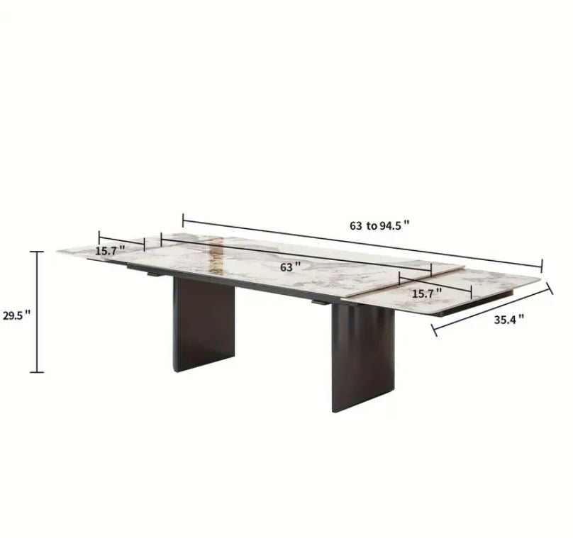 Modern Extendable Dining Table