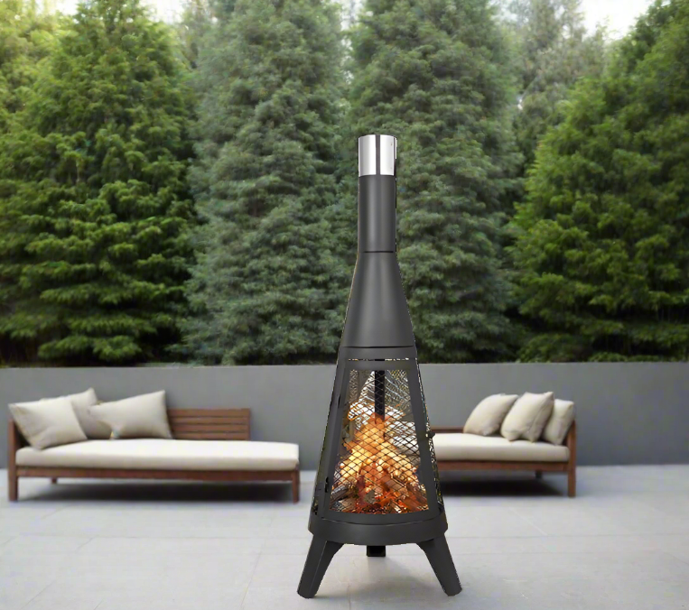 Modern Portable Outdoor Fireplace 47 Inch