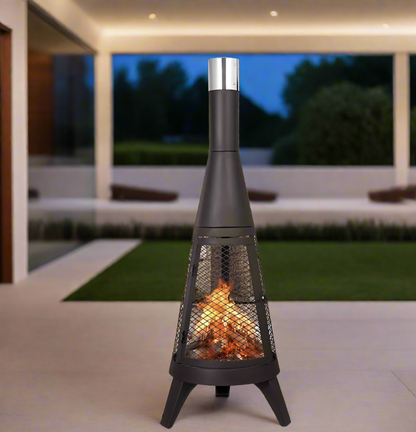 Modern Portable Outdoor Fireplace 47 Inch