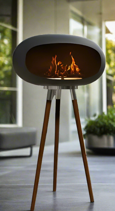 Modern Portable Indoor/Outdoor Ethanol Fireplace