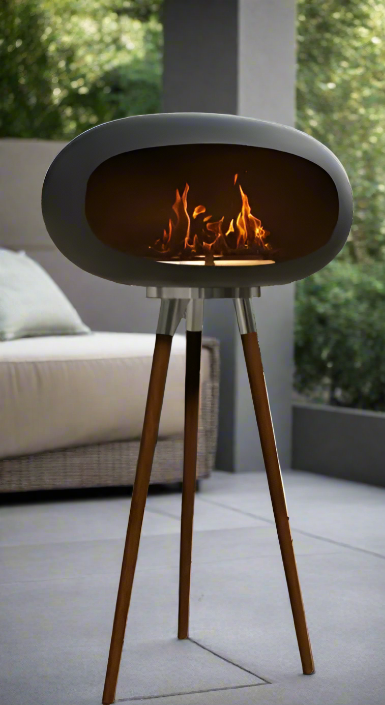 Modern Portable Indoor/Outdoor Ethanol Fireplace