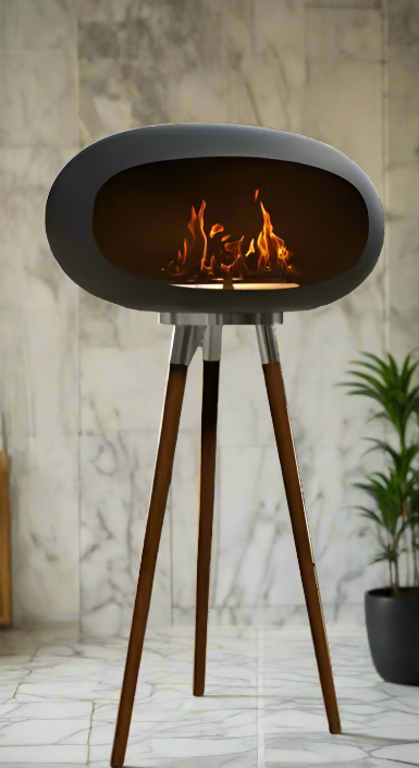 Modern Portable Indoor/Outdoor Ethanol Fireplace