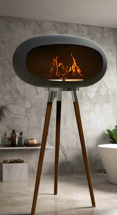 Modern Portable Indoor/Outdoor Ethanol Fireplace