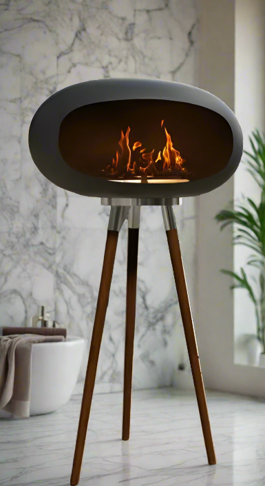 Modern Portable Indoor/Outdoor Ethanol Fireplace