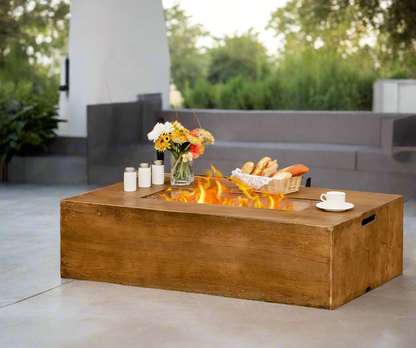 48 x 27-inch Outdoor Gas Fire Pit Table