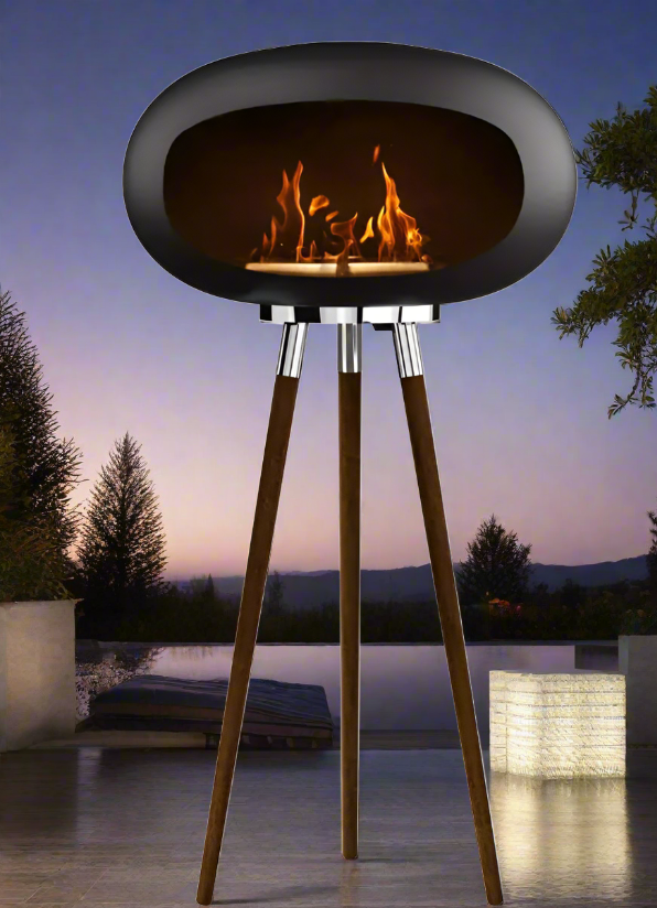 Modern Portable Indoor/Outdoor Ethanol Fireplace