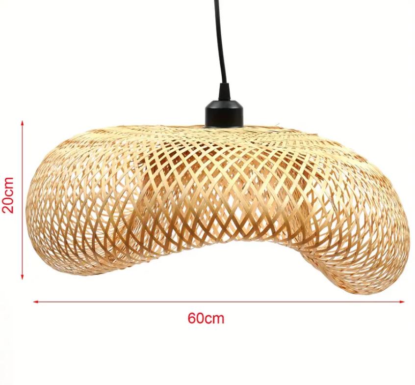 Asian Handmade Bamboo Weave Pendant Lighting