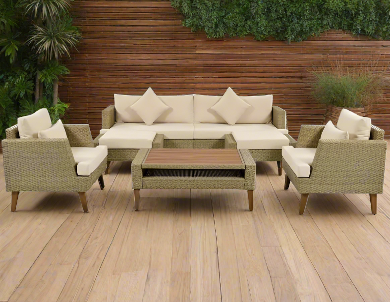 6-Piece Patio sectional Sofa Set