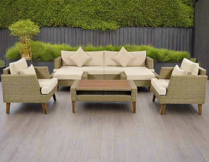 6-Piece Patio sectional Sofa Set