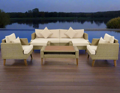 6-Piece Patio sectional Sofa Set