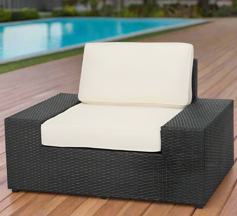 Outdoor Patio Club Modern Rattan Widening Chair Set