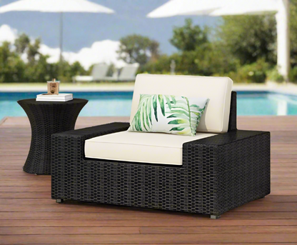 Outdoor Patio Club Modern Rattan Widening Chair Set