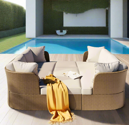 5-Piece Customizable Outdoor Patio Furniture Set