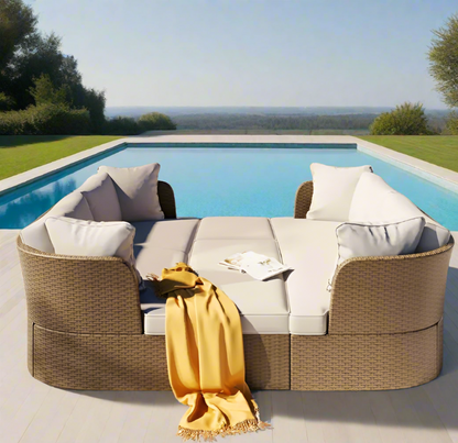 5-Piece Customizable Outdoor Patio Furniture Set