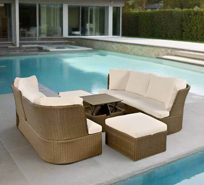 5-Piece Customizable Outdoor Patio Furniture Set