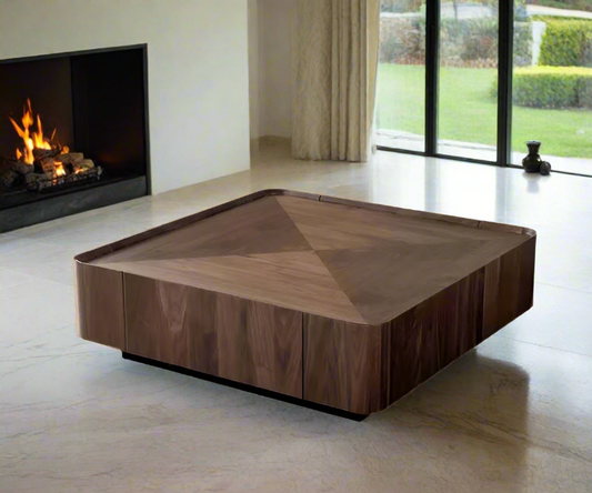 Black Walnut Solid Wood Coffee Table