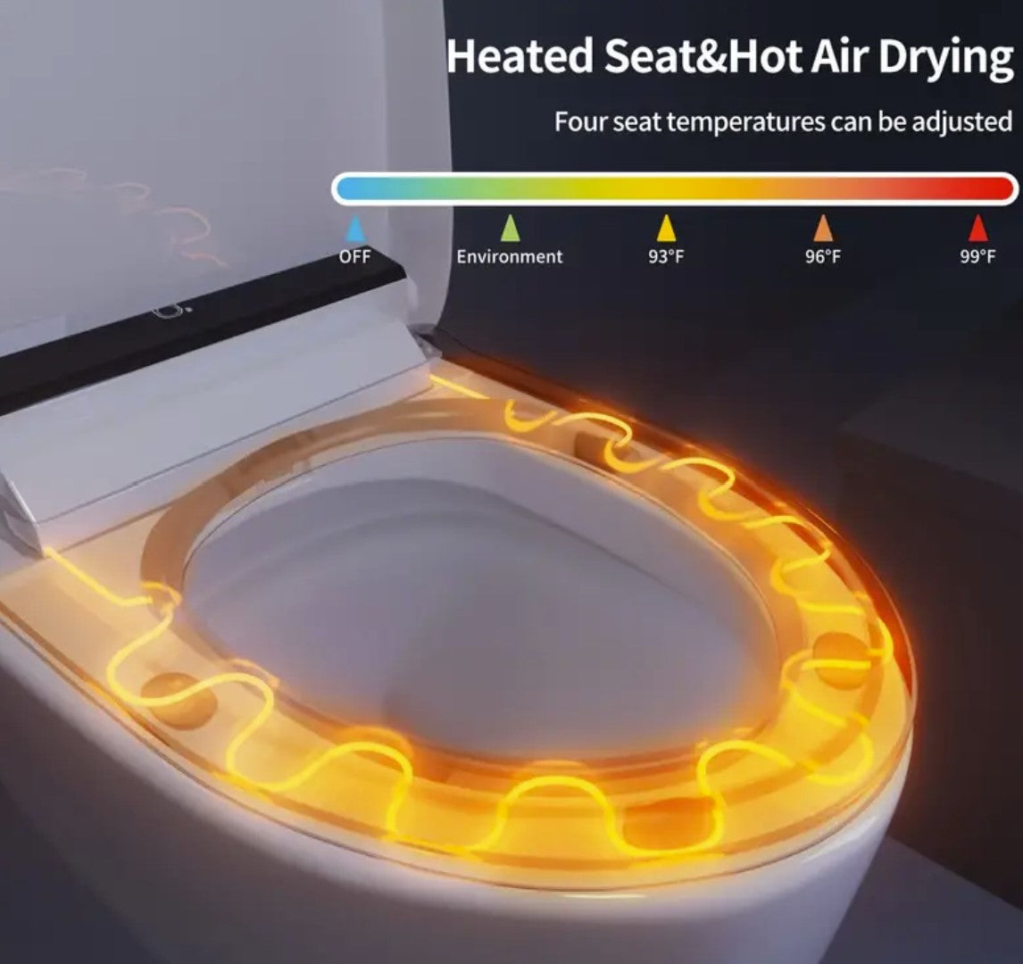 Smart Toilet With Bidet Built In